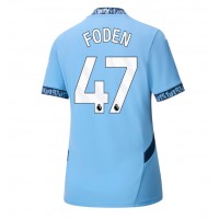 Manchester City Phil Foden #47 Hjemmedrakt Dame 2024-25 Kortermet